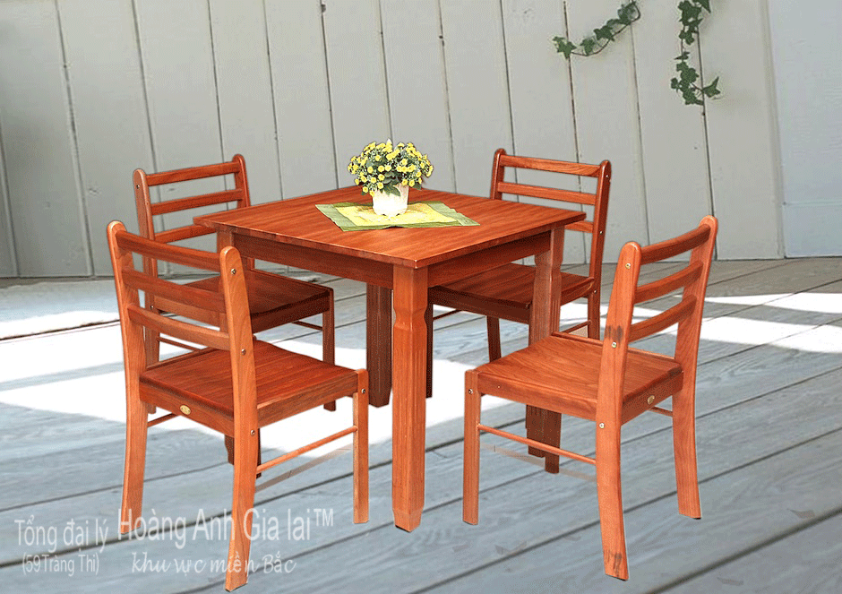 Bàn ăn vuông HAGL